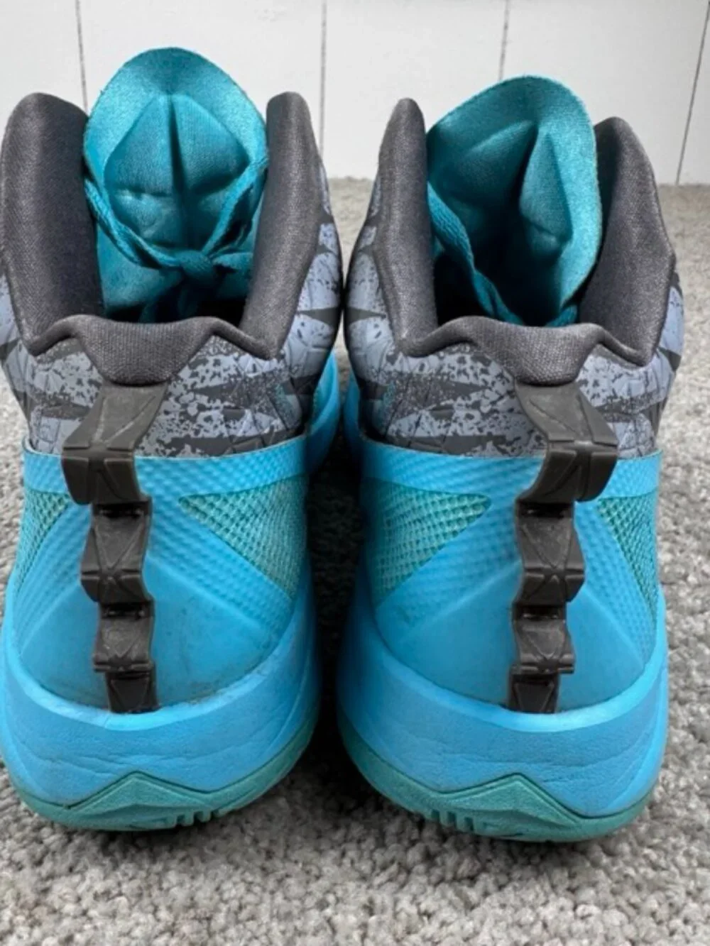 Nike Zoom Hyperfuse Men's Size 11.5 Athletic Shoes Gamma Blue 615896-400 2013